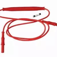 15330-IEC-0A5 Fused 0.5A 4mm Straight Shrouded Banana Plug Lead